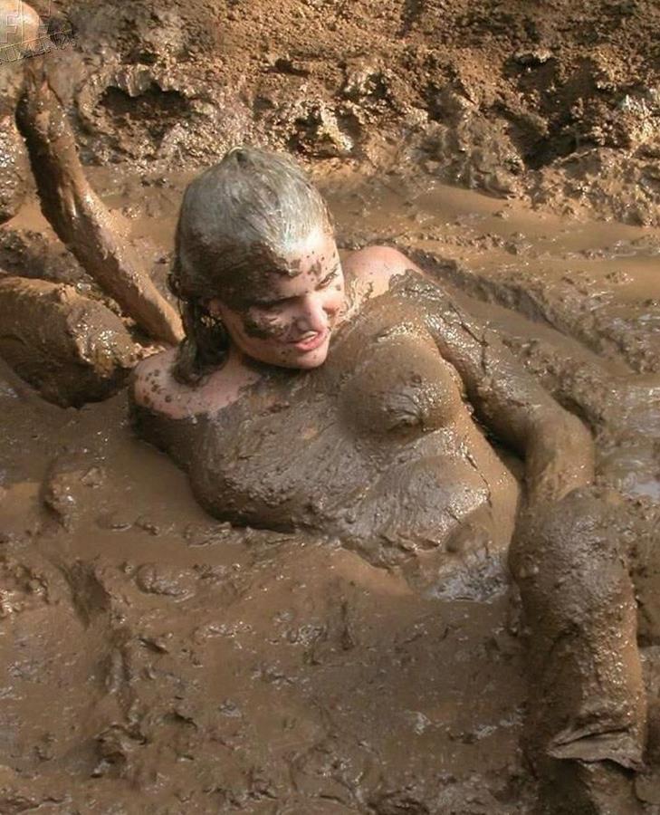Naked in the Mud. 